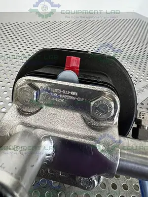 USED 2 ITT PURE-FLO A208 DIAPHRAGM VALVES 90PSI W/ 3/4" AND 1" SANITARY FITTINGS