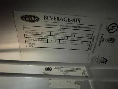 New | in-Stock Beverage Air Used 60" Beverage Air WTR60A Worktop Refrigerator with New Compressor 120V Worktop Refrigerators Illinois US | Falcon Restaurant Supply #1374923