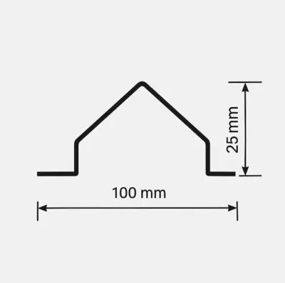 Gable Flashing Metal Roof Roll Forming Machine – UAE