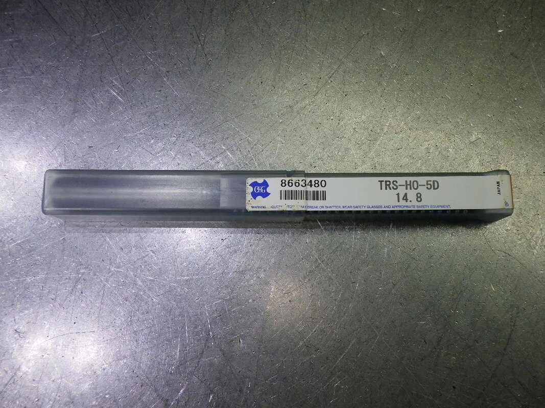 OSG 14.8mm 3 Flute Coolant Thru  5xD Carbide Drill TRS-H0-5D 14.8 (LOC3596)