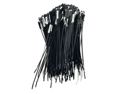 New | in-Stock Panduit Black Weather Resistant Nylon Marker Ties 14.6" Long LOT OF 500 Misc Fasteners Michigan US | Maverick Industrial Sales #1397302