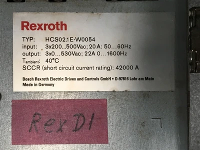 USED REXTROTH HCS02 1E – W0054-A-03-NNNN
