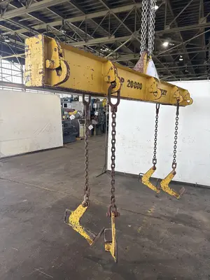20,000 LB X 10' BRADLEY SPREADER BAR. STOCK # 0450025.