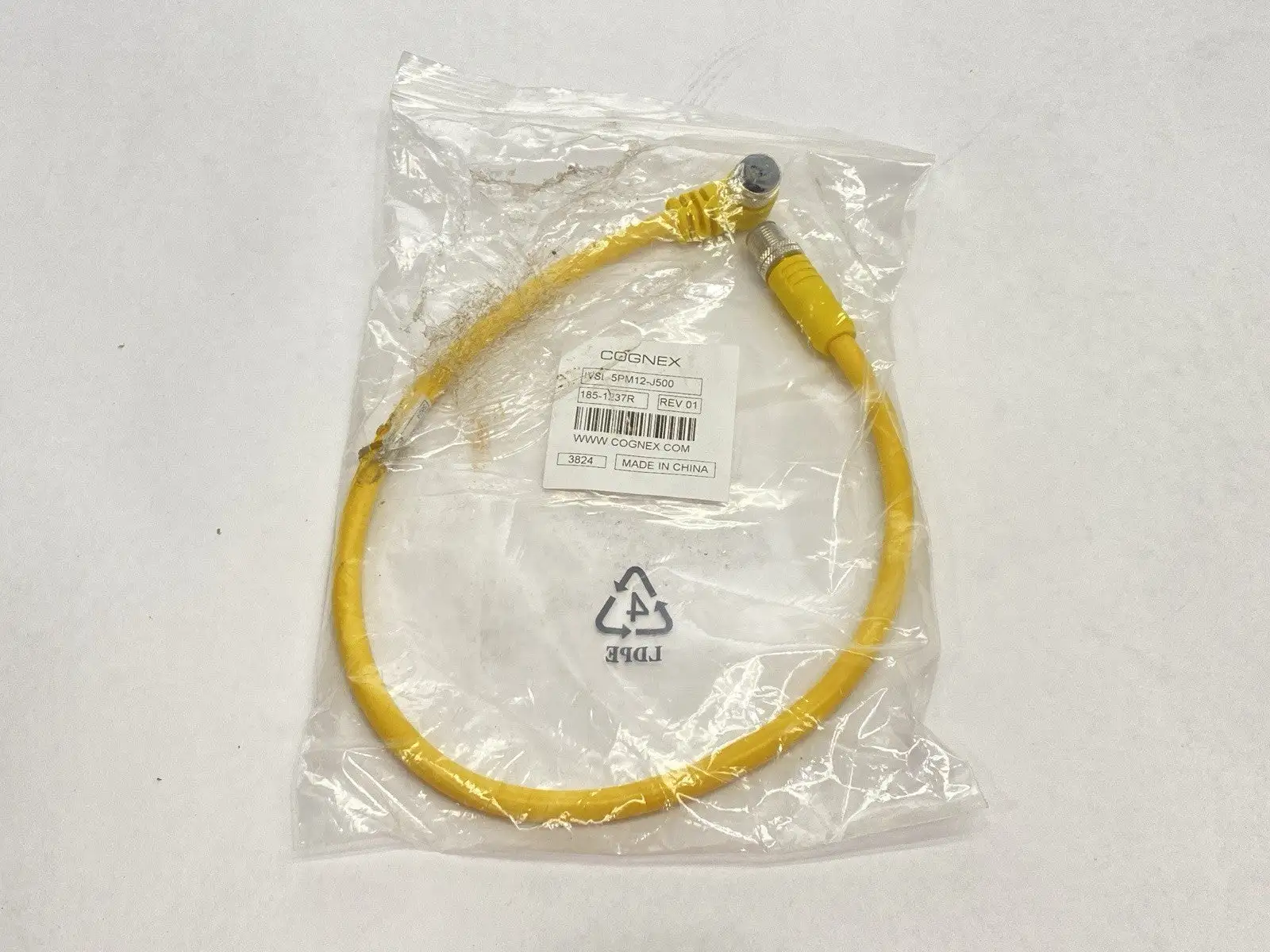 New | in-Stock Cognex Connecting Cable 0.5m 185-1237R Cable & Wire Michigan US | Maverick Industrial Sales #1392927