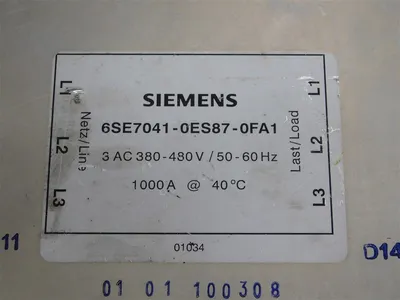 USED SIEMENS 6SE7041-0ES87-0FA1