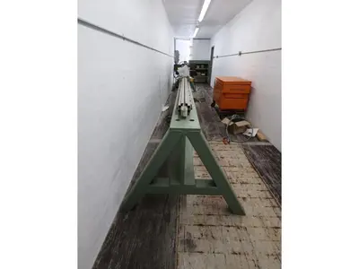 200 TON X 15' BEECHE WIRE CABLE FORCE TENSILE HYDRAULIC TEST BENCH, WITH CONTROLLER & DISPLAY, NEW 2020: YOBRO #25186