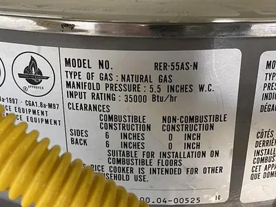 USED RINNAI RER-55AS-N