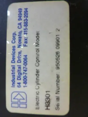 USED INDUSTRIAL DEVICES H3301