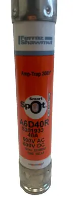 NEW MERSEN A6D40R CLASS RK1 FUSES 40AMP 600V LOT OF 10