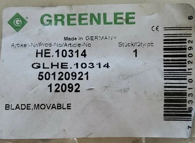 New | in-Stock Greenlee Tools HE.10314 Tool Bits | J&J Industrial Supply #545414