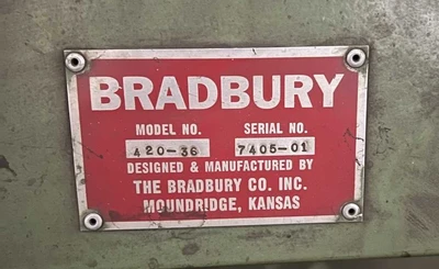 USED 1977 BRADBURY 420-36