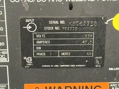 Used MILLER THUNDERBOLT AC/DC Arc Welders Ohio US | HGR 24 #1498584