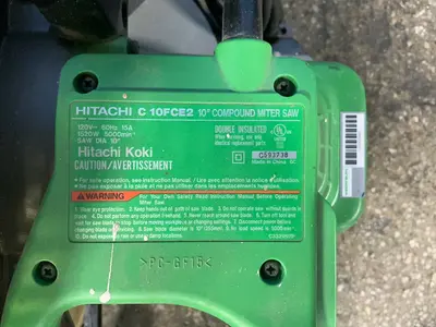 Used HITACHI KOKI C 10FCE2 Miter Saws Ohio US | HGR 24 #1276884