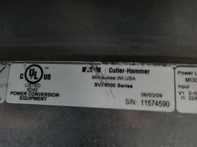 Eaton Cutler Hammer 15-20 hp VFD, SVX015A1-5A4N1