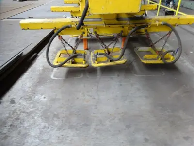 USED GELDOF PNEUMATIC PLATE HOIST 14 TON