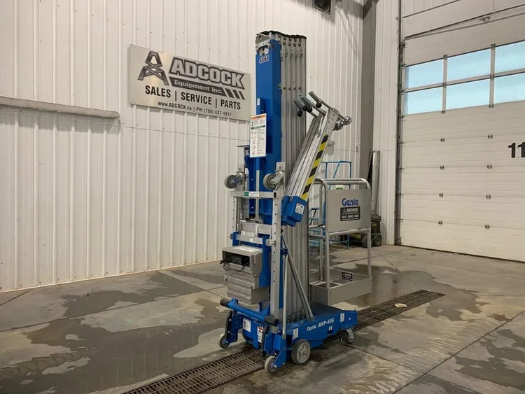 New | in-Stock 2026 GENIE AWP-40S PUSH AROUND AERIAL WORK PLATFORM Scissor Lifters Alberta CA | Adcock Equipment #1417637