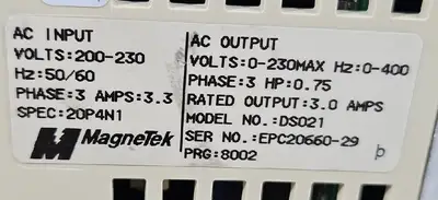 USED Magnetek GDP333