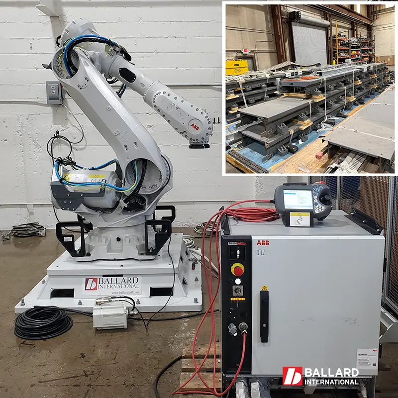ABB IRB 6700 Complete 7th Axis System w/ IRC5 & 20 Meter IRBT 7004 Linear Rail