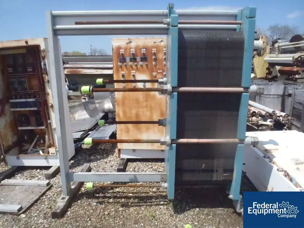USED APV 1,622 Sq Ft APV Plate Heat Exchanger, 304 S/S, 150#