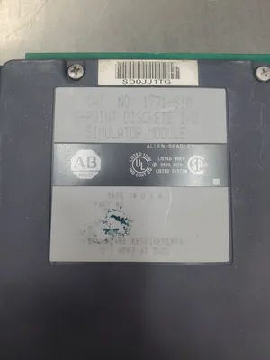 Allen-Bradley 1771-SIM 8-Point Discrete I/O Simulator Module. 3D-38