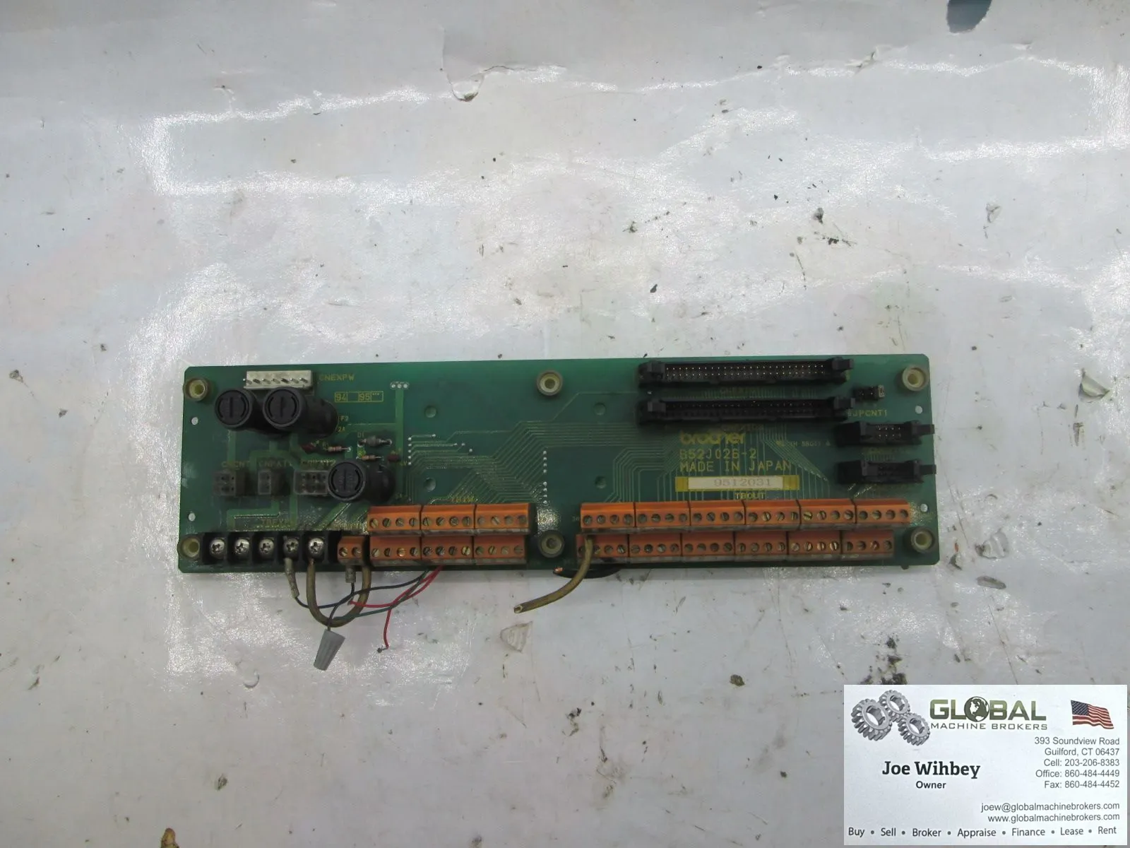BROTHER B52J026-2 Breakout Circuit Board for CNC machine