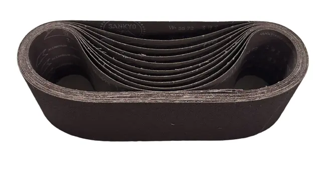 CGW 3" x 24" Sanding Belts 60 Grit Aluminum Oxide X-Weight 10 Pack