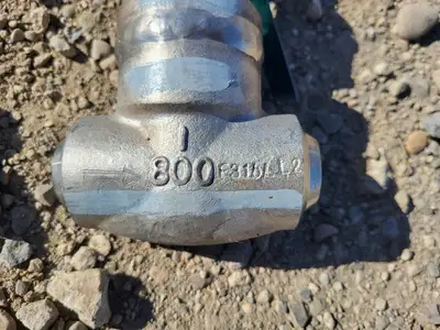 1" Class 800 Globe Valve API 602