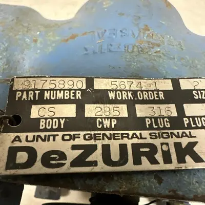 New | in-Stock DEZURIK 9175890 Pump & Valve Parts Ohio US | Surplus Asset Holdings #1233716