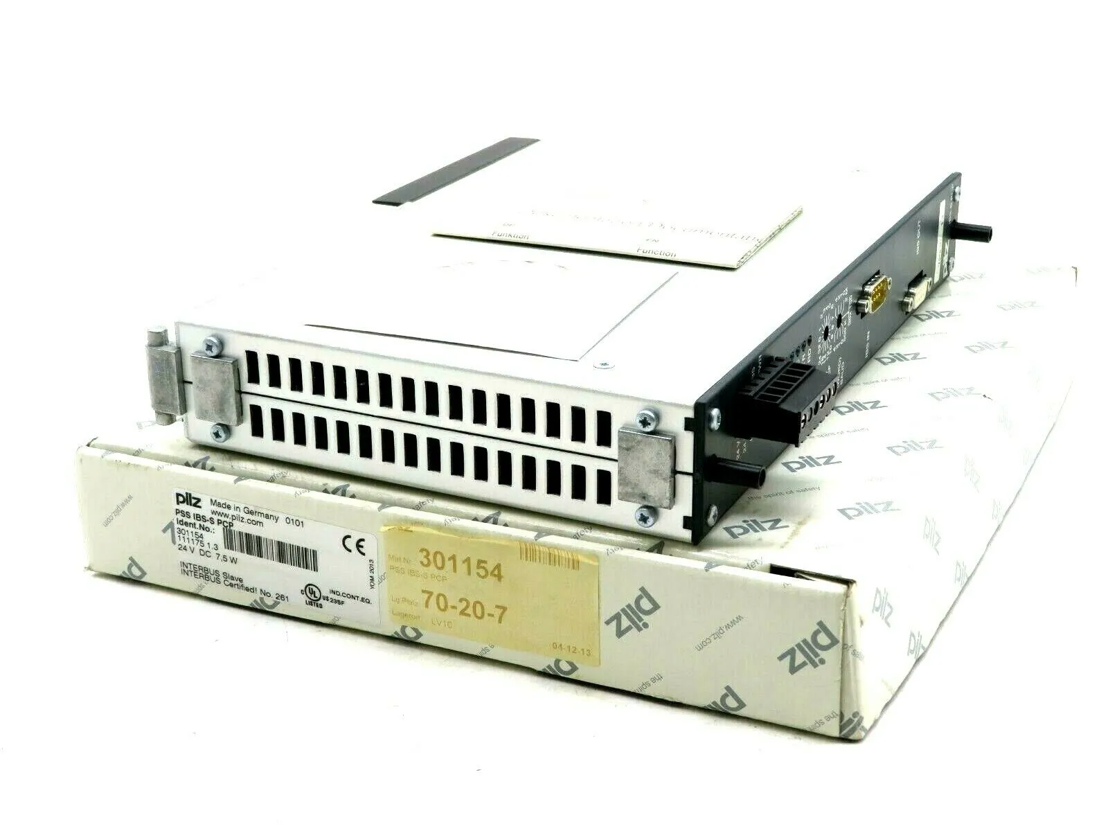NEW PILZ PSS-IBS-S-PCP INTERBUS SLAVE MODULE 301154 24V DC 7,5W PSSIBSSPCP