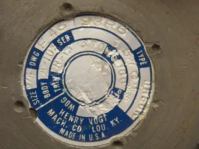Henry Vogt E-46193R6 Swing Check Valve 3/4" NPT Body A105 Trim CR-13 370