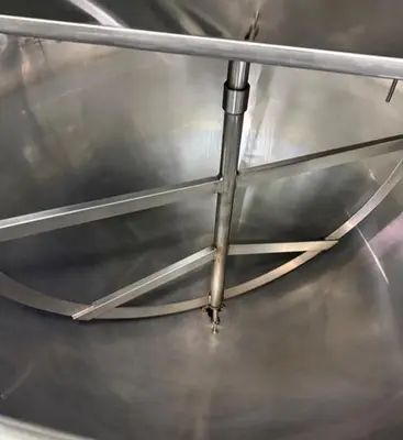 Kettle, 500 Gallon, Stainless Steel, Jacketed with Agitator,  Electric Heated, #5991764