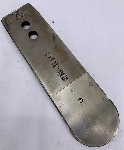 Used WM.H FILEDS 3/8" X 3 1/2" X 4" Misc Woodworking Parts | Pleasant Street Machinery #925875