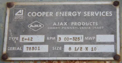 USED AJAX 8 1/2X10 E-42
