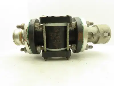 J.C. Ernst 200 Dbl Sight Flow Indicator 285PSI 3" Cam And Groove Quick Coupling