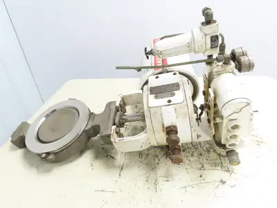 Flowserve Valdisk 6" Actuated Stainless Control Valve Assembly W/Logix 3200MD