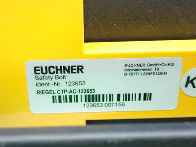 New | in-Stock EUCHNER RIEGELCTPAC123653 Relays & Switches | HGR 24 #739496