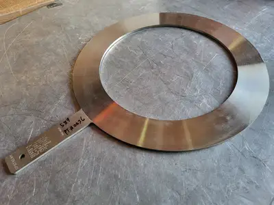 12" Paddle Orifice Plate Upstream 11.938"