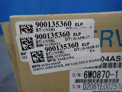 Used YASKAWA SGDA04ASP Servo Drives Ohio US | HGR 24 #801903