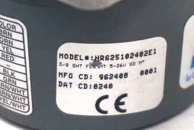 USED DYNAPAR HR625102402E1 ENCODER
