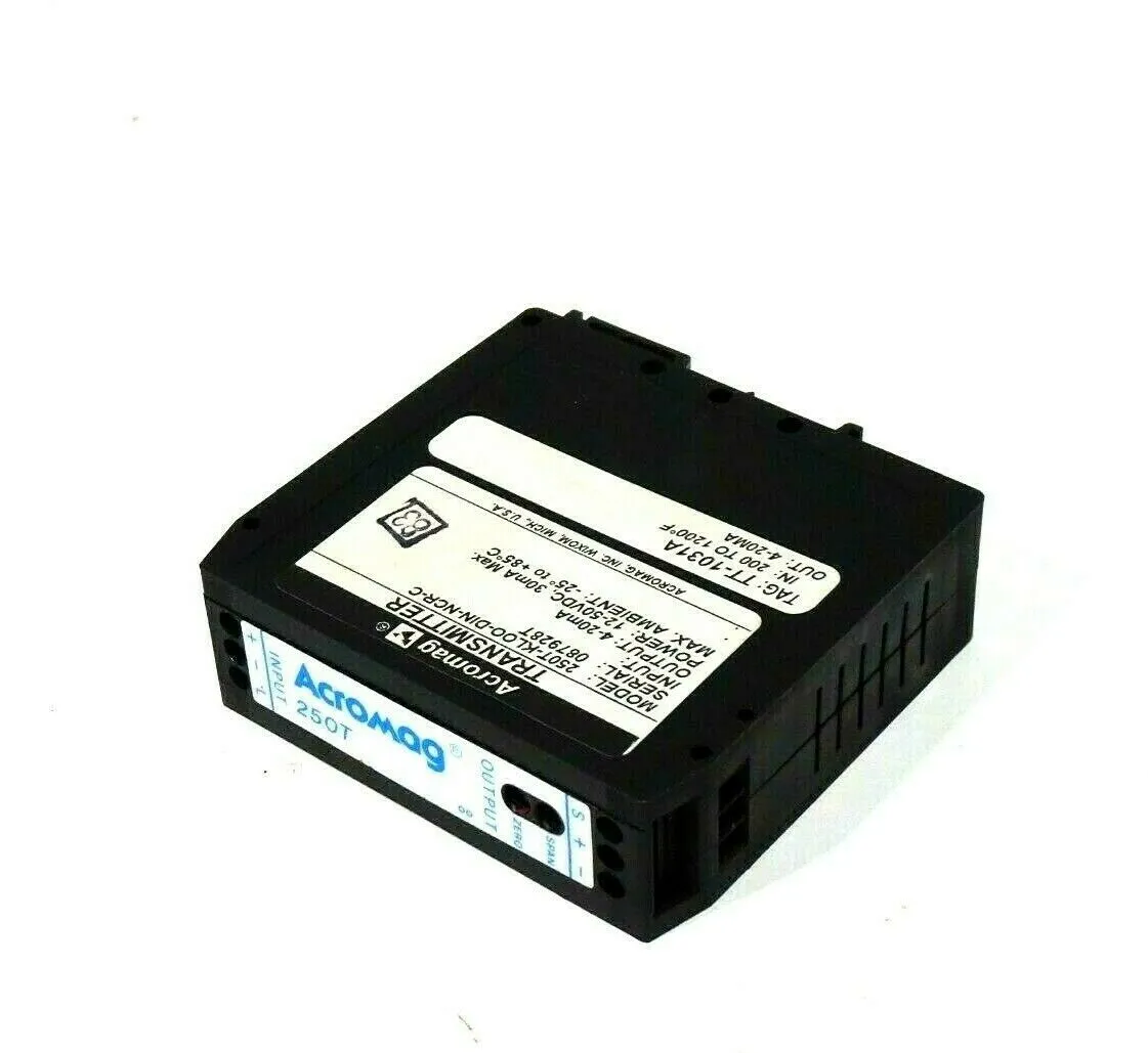 USED ACROMAG 250T-KLOO-DIN-NCR-C TRANSMITTER 250TKLOODINNCRC
