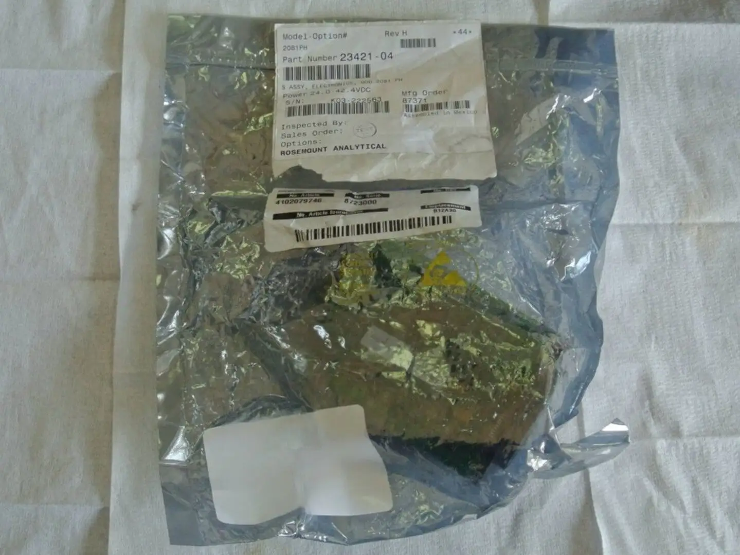 New | in-Stock ROSEMOUNT ANALYTICAL 23421-04 Misc Electrical & Power Parts British Columbia CA | Lenmark #1743563