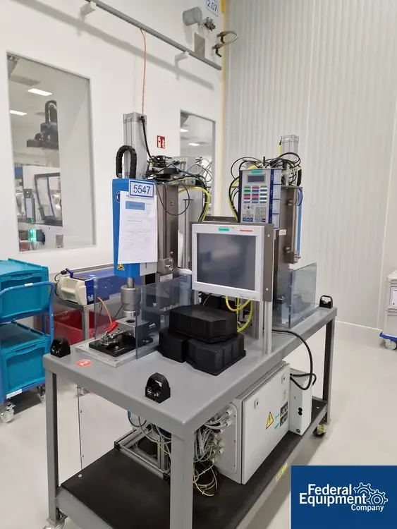 Used Hermann Ultrasonics Hermann Ultraschall (Ultrasonics) Ultrasonic Welding System, Type VE 20 Slim Line Dialog 2400 Processing (misc) NL | Federal Equipment Company #392164