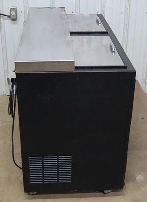 142-1079 Perlick FR48RT-3 Sliding Top Glass Froster Mug Chiller Freezer