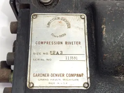 USED GARDNER DENVER 52A-3