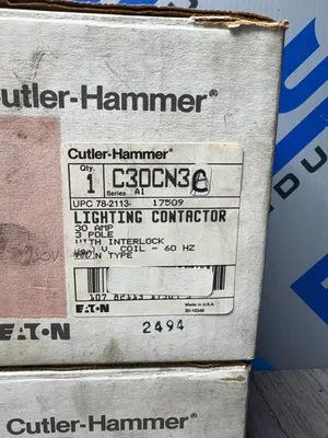 Cutler-Hammer C30CN3 SER. A Definite Purpose Contactors | ESS Industrial Equipment Sales (3)