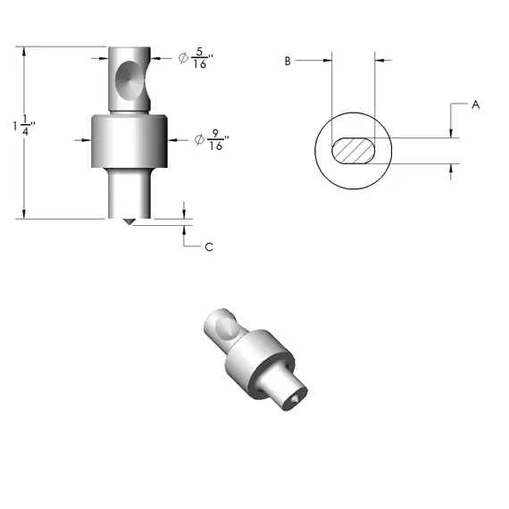 No. XX Type M Obround Punch