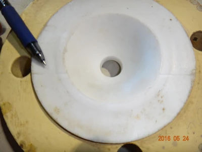 Resistoflex 3"x1" PTFE Lined Reducing Flange, 150