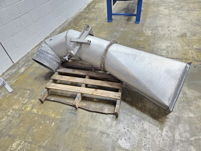 24" Wide X 108" L Witte Fluid Bed Dryer / Classifier With Cyclone