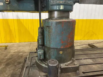 7' X 17" CARLTON MODEL #3A RADIAL ARM DRILL: STOCK 15026