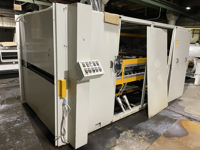 Cefla Package of Flat-Line Finishing Machinery, w/ EliSpray Rotary Spray Machines, Curing Ovens, Panel Cleaners, Material Handling, etc.